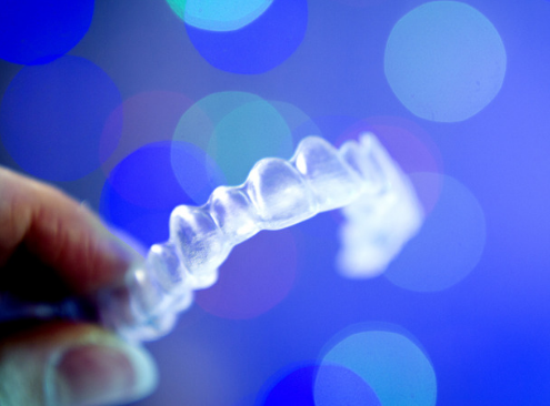 Invisible aligner for at home teeth straightening