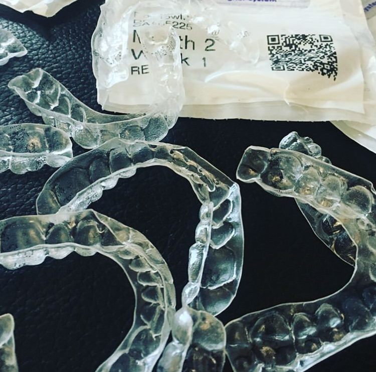 Damaged invisible aligners