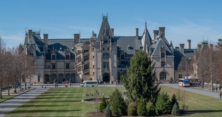 Biltmore Estate near Asheville during the holidays
