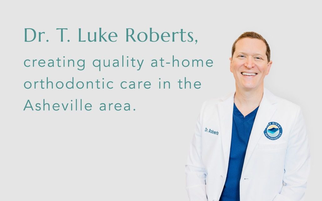 Asheville Orthodontist, Dr. Roberts, created his own at-home teeth-straightening kit
