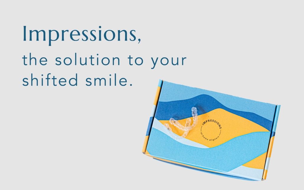 Impressions clear aligners, the solution to your shifted smile.